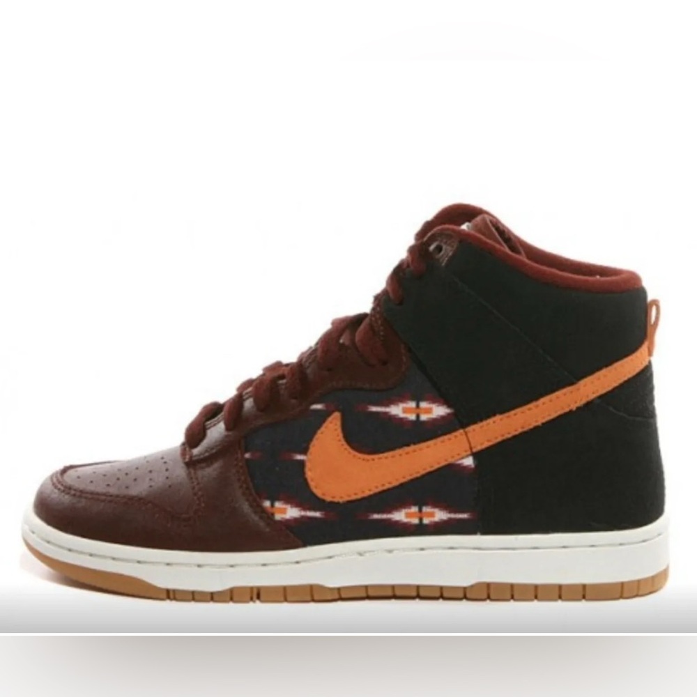 Nike Dunk High Skinny RARE SAMPLE Women Size 7 Aztec Pack in Oxen Brown/Marakesh
